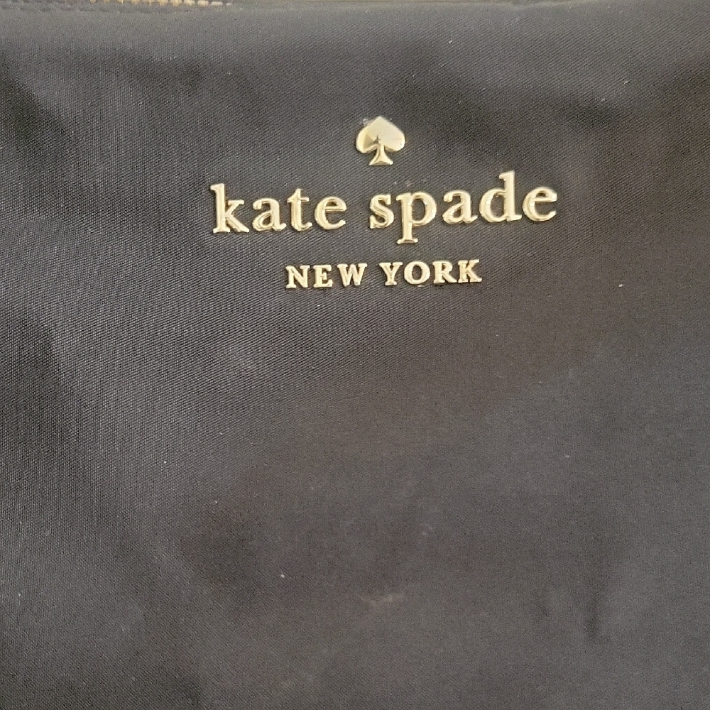 Kate Spade Watson Lane Small/Med Maya Nylon Tote  - Black/gold - Picture 2 of 9